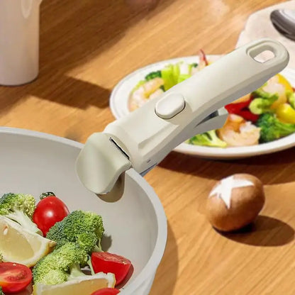 Removable Ergonomic Frying Pan Handle